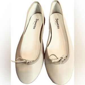Repetto Beige Ballet Flats